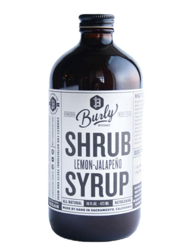 Buy Burly Lemon Jalapeno Shrub Syrup Online -Craft City