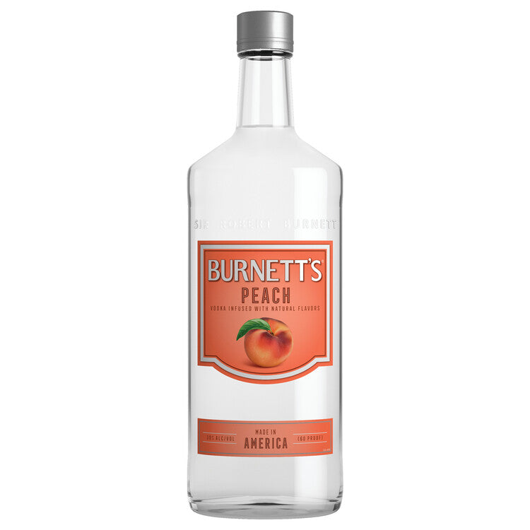 Buy Burnetts Peach Flavored Vodka Online -Craft City