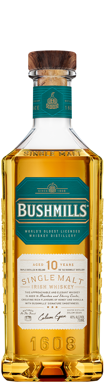 Buy Bushmills 10 Year Old Irish Whiskey Online -Craft City