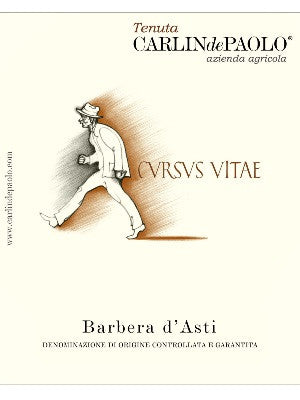 Buy Carlin de Paolo Barbera d'Asti DOCG Cursus Vitae 2020 Online -Craft City
