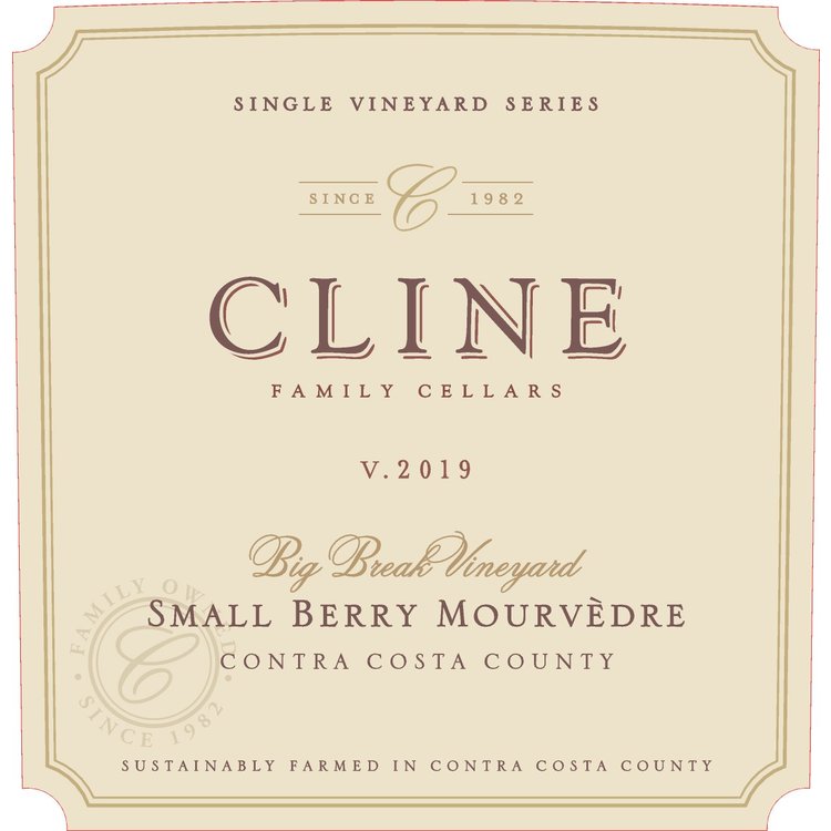 Buy Cline Mourvedre Small Berry Big Break Vineyard Contra Costa County Online -Craft City