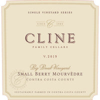 Buy Cline Mourvedre Small Berry Big Break Vineyard Contra Costa County Online -Craft City