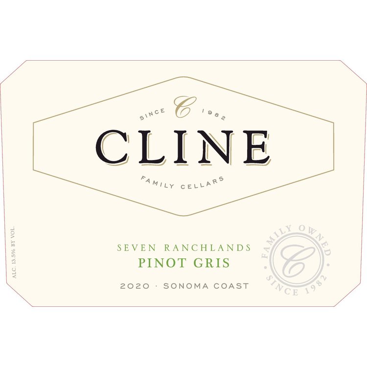 Buy Cline Pinot Gris Estate Grown Sonoma Coast Online -Craft City