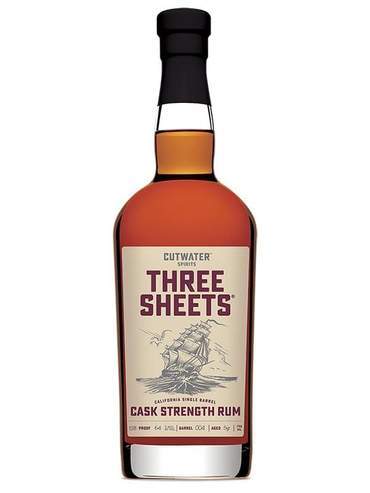 Buy Cutwater Three Sheets Cask Strength Rum Online -Craft City