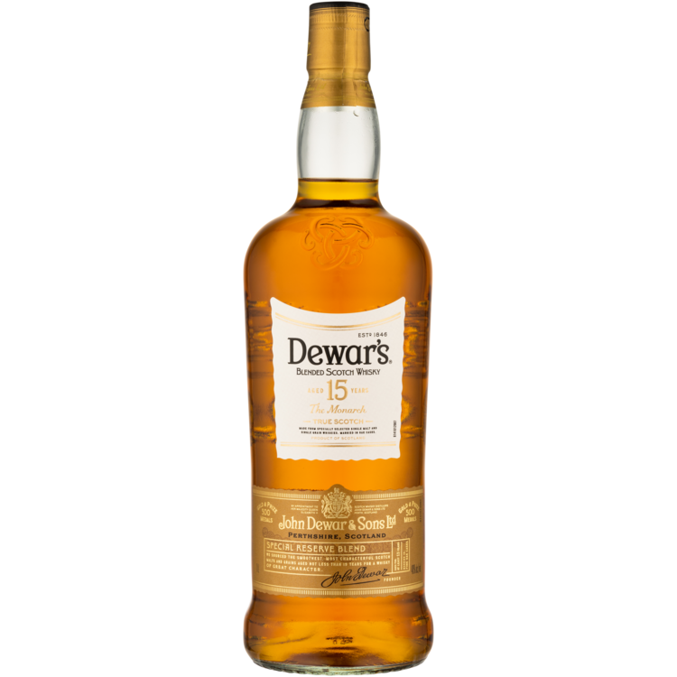 Buy Dewars Blended Scotch Special Reserve Blend The Monarch 15 Year Online -Craft City