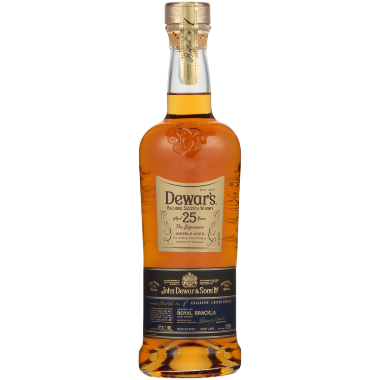 Buy Dewars Blended Scotch The Signature Double Aged 25 Year Online -Craft City