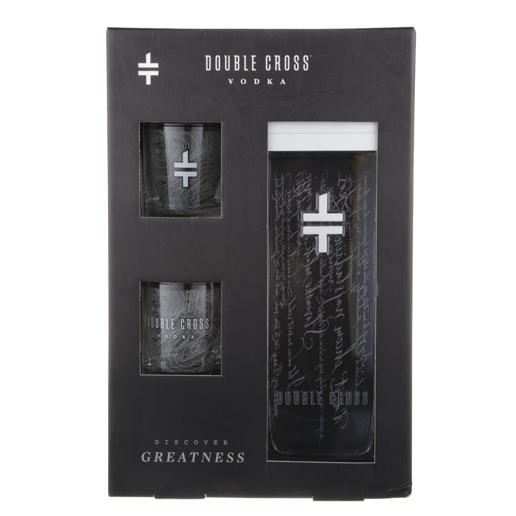 Buy Double Cross Vodka W/ Rocks Glass Online -Craft City