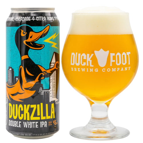 Duck Foot Duckzilla Double White IPA 4PK