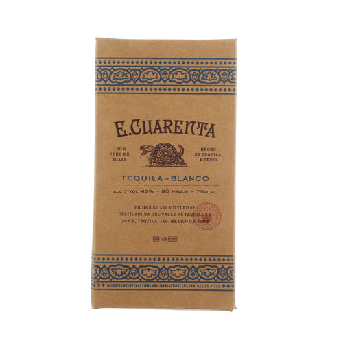 Buy E. Cuarenta Tequila Blanco Online -Craft City