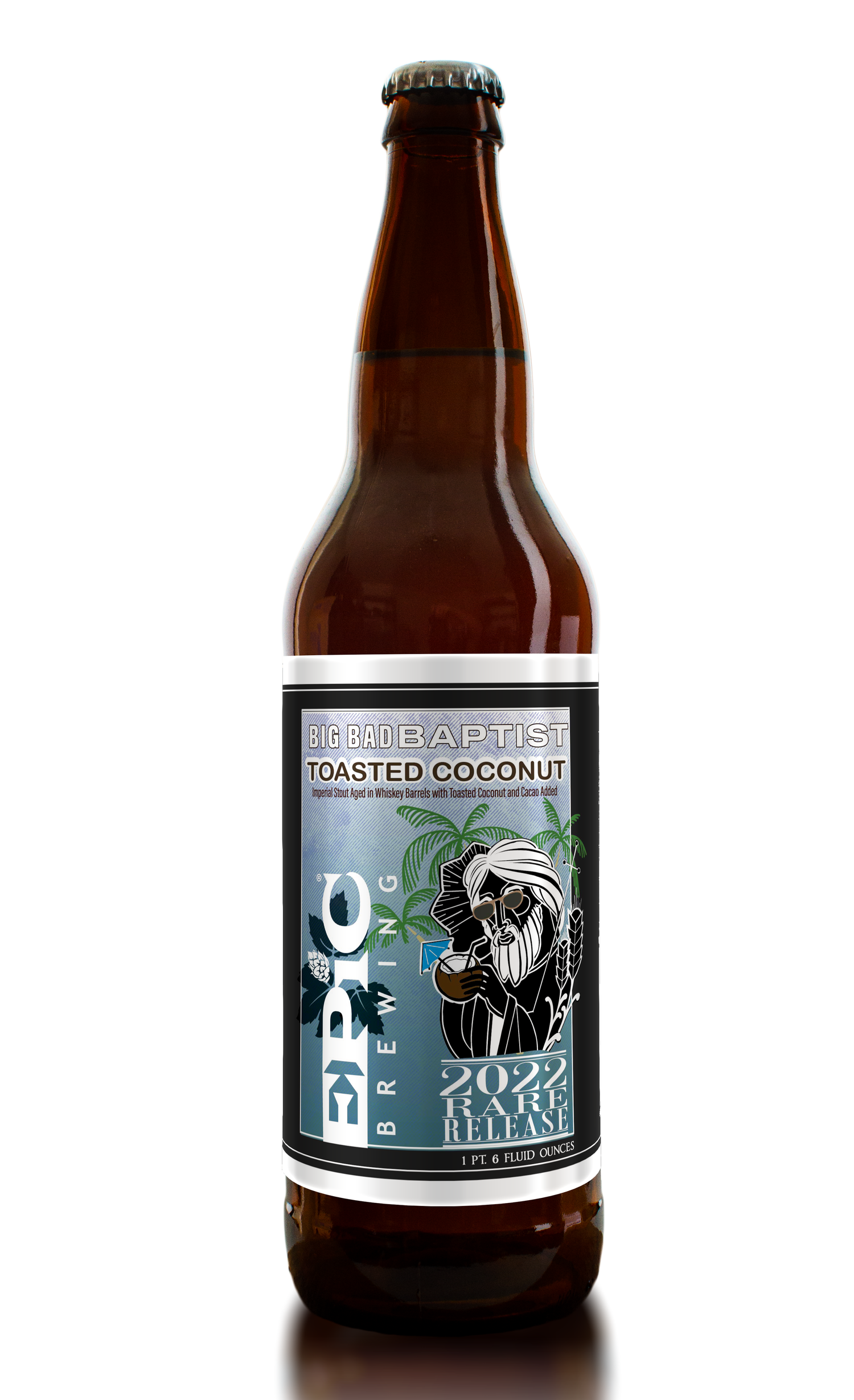 Buy Epic Big Bad Baptist Toasted Coconut Aged Imperial Stout 2022 Online -Craft City