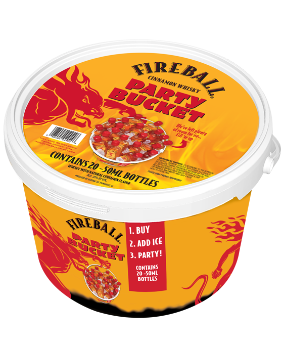 Buy Fireball Shots Party Bucket 20pk Online -Craft City