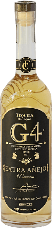 Buy G4 Extra Anejo Tequila Online -Craft City