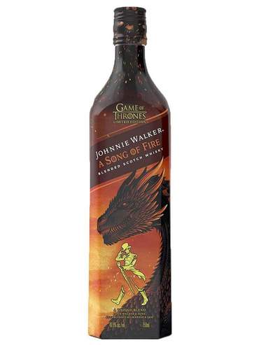 Buy Game of Thrones Johnnie Walker A Song Of Fire Scotch Whisky Online -Craft City