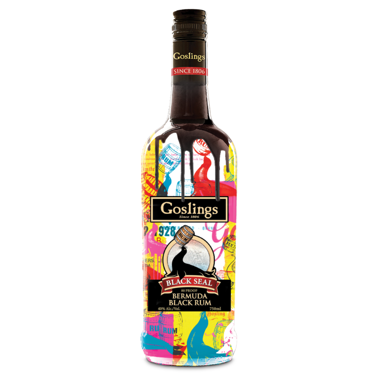 Buy Goslings Dark Rum Black Seal Artist Edition Online -Craft City