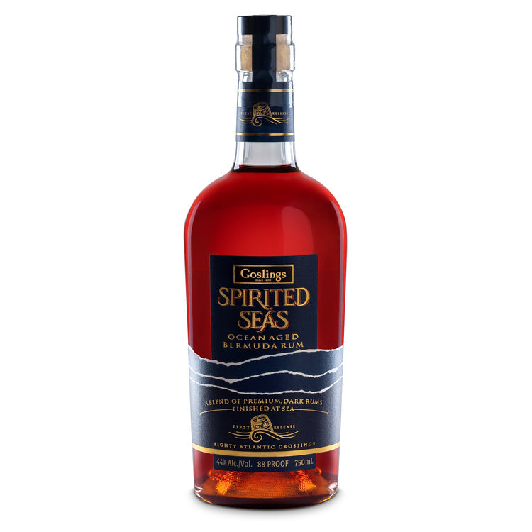 Buy Goslings Ocean Aged Blended Dark Rum Spirited Seas Finished At Sea Online -Craft City