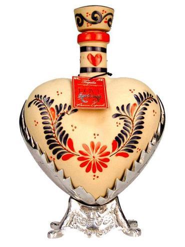 Buy Grand Love Ceramic Red Heart Anejo Tequila Online -Craft City