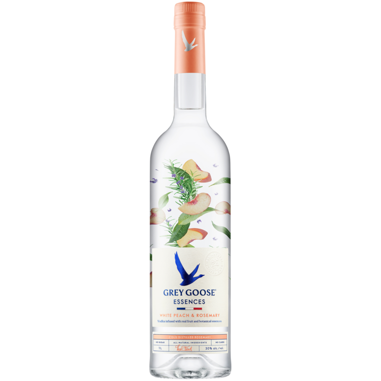 Buy Grey Goose White Peach & Rosemary Flavored Vodka Essences Online -Craft City