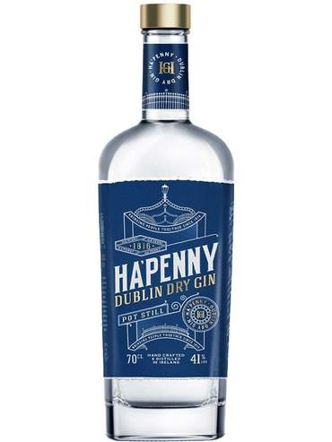 Buy Ha'penny Dublin Dry Gin Online -Craft City