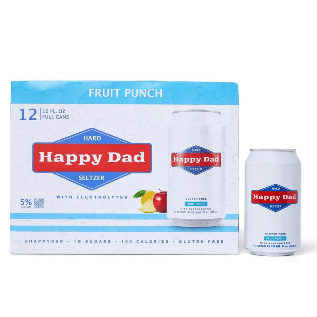 Buy Happy Dad Seltzer Fruit Punch 12 Pack Online -Craft City