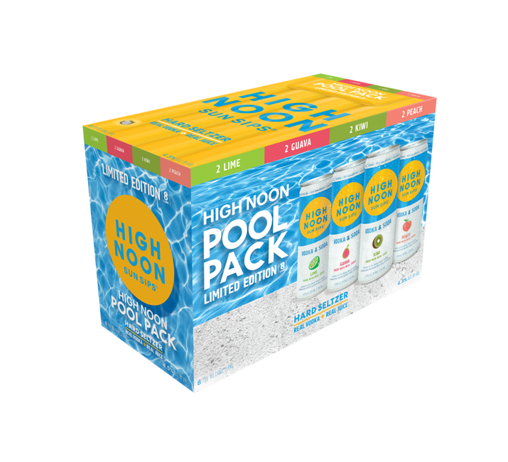Buy High Noon Hard Seltzer Pool Pack 8pk 355ml Can Online -Craft City