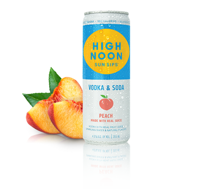 Buy High Noon Peach Hard Seltzer Online -Craft City