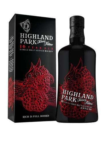 Buy Highland Park Twisted Tattoo 16 Year Old Scotch Whisky Online -Craft City