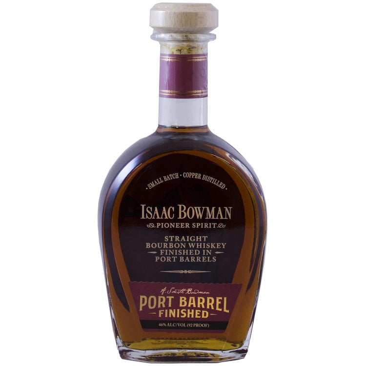 Buy Isaac Bowman Straight Bourbon Port Barrel Finished Online -Craft City