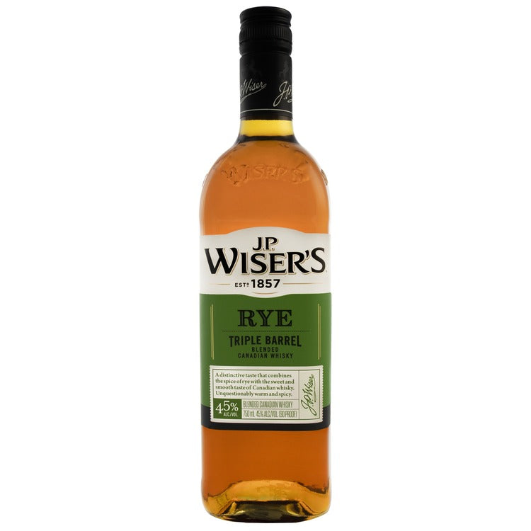 Buy J.P. Wisers Canadian Rye Whisky Triple Barrel online – Craft City