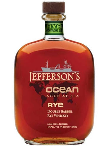 Buy Jefferson's Ocean Aged At Sea Voyage 26 Double Barrel Rye Whiskey Online -Craft City