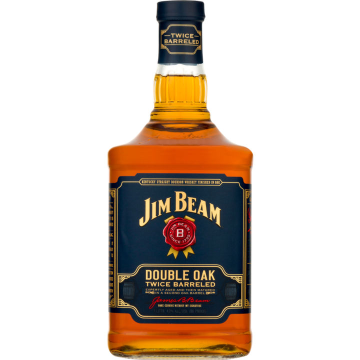 Buy Jim Beam Straight Bourbon Double Oak Twice Barreled Online -Craft City