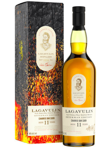 Buy Lagavulin Offerman Edition 11 Year Old Scotch Whisky Charred Oak Cask Finish Online -Craft City