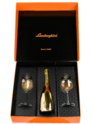 Buy Lamborghini Gold Extra Dry Prosecco Gift Set Online -Craft City