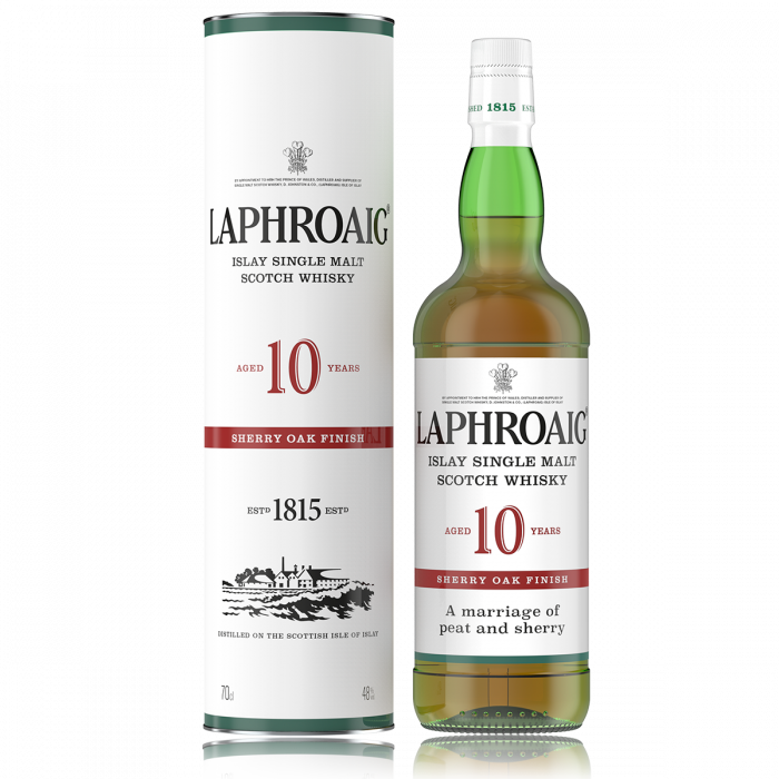Buy Laphroaig 10 Year Old Sherry Oak Finish Scotch Whisky Online -Craft City