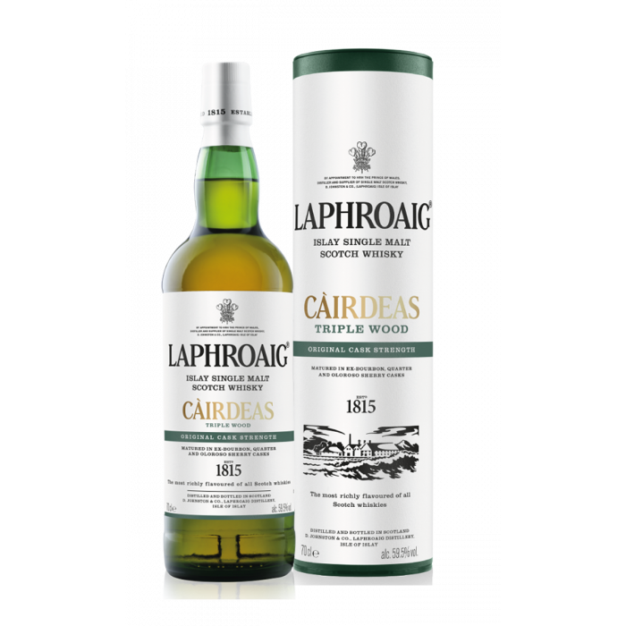 Buy Laphroaig Ca?irdeas Triple Wood Cask Strength Scotch Whisky Online -Craft City