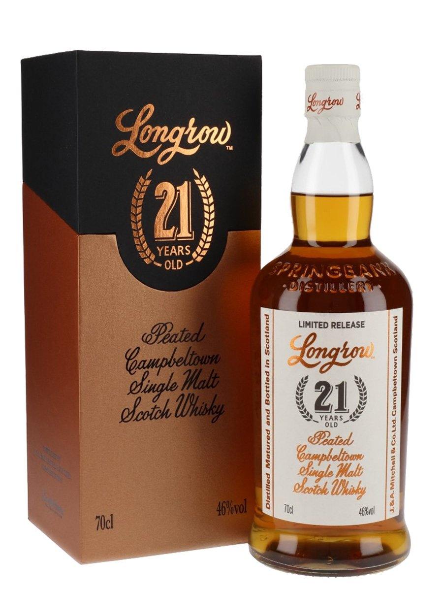 Buy Longrow 21 Year Old Peated Campbeltown Single Malt Scotch Whisky Online -Craft City