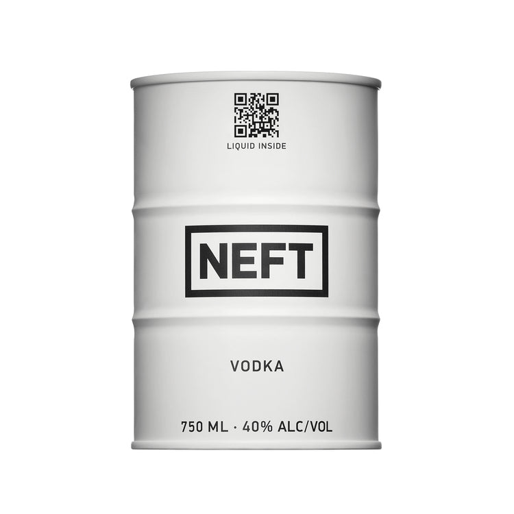 Buy Neft Vodka White Barrel Packaging Online -Craft City