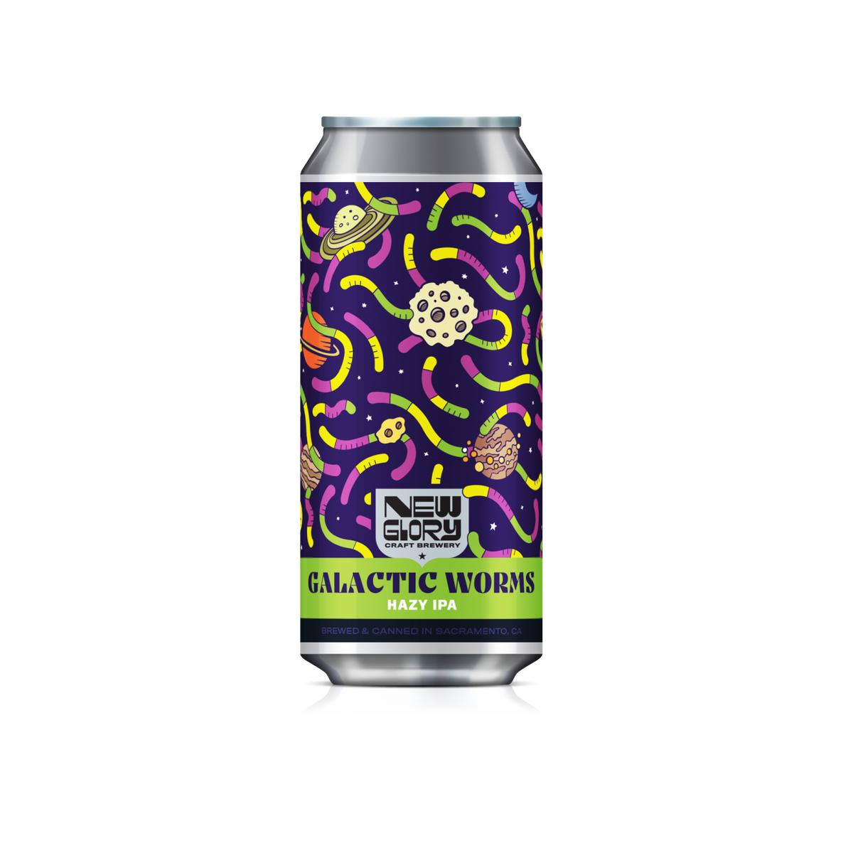 Buy New Glory Galactic Worms Hazy IPA Online -Craft City