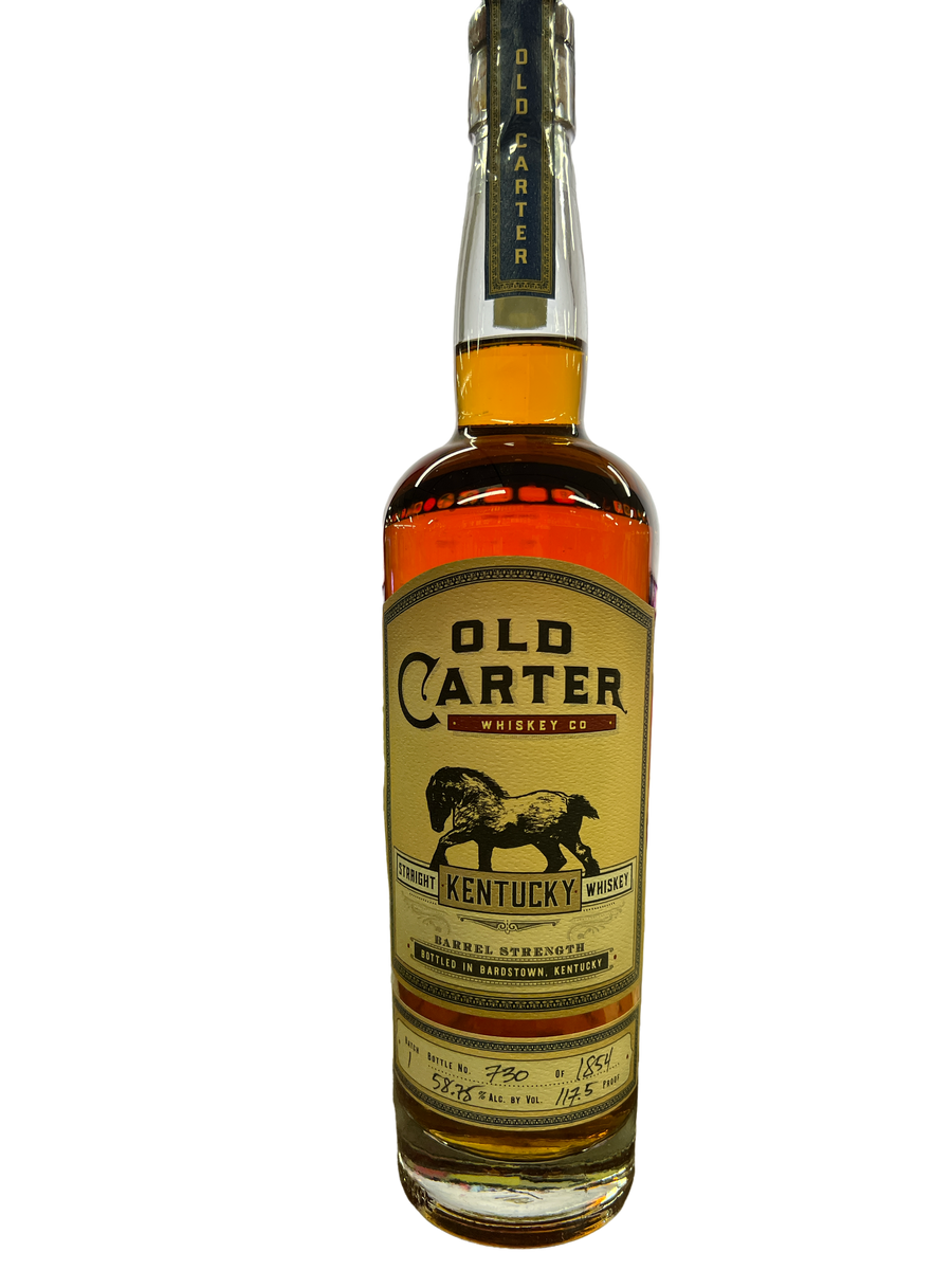 Buy Old Carter Barrel Strength Straight American Whiskey Batch 1 Online -Craft City