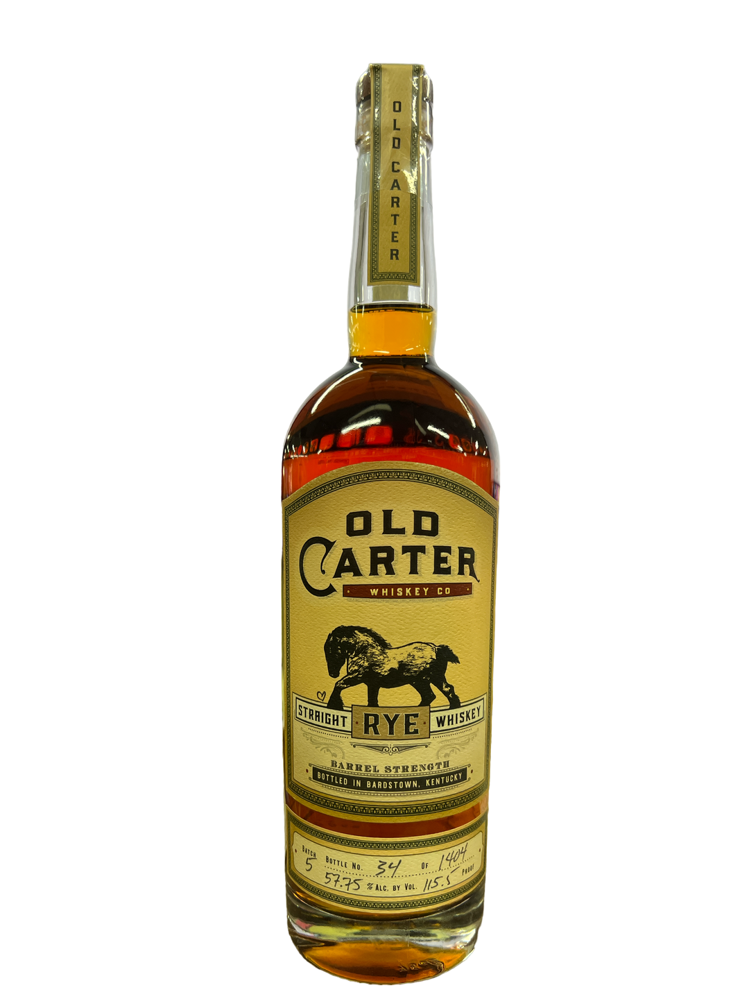 Buy Old Carter Rye Whiskey Batch 5 Online -Craft City