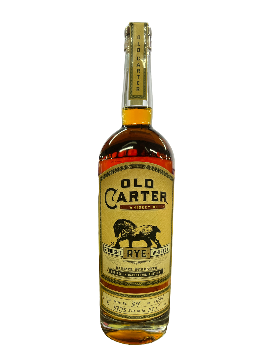 Buy Old Carter Rye Whiskey Batch 5 Online -Craft City