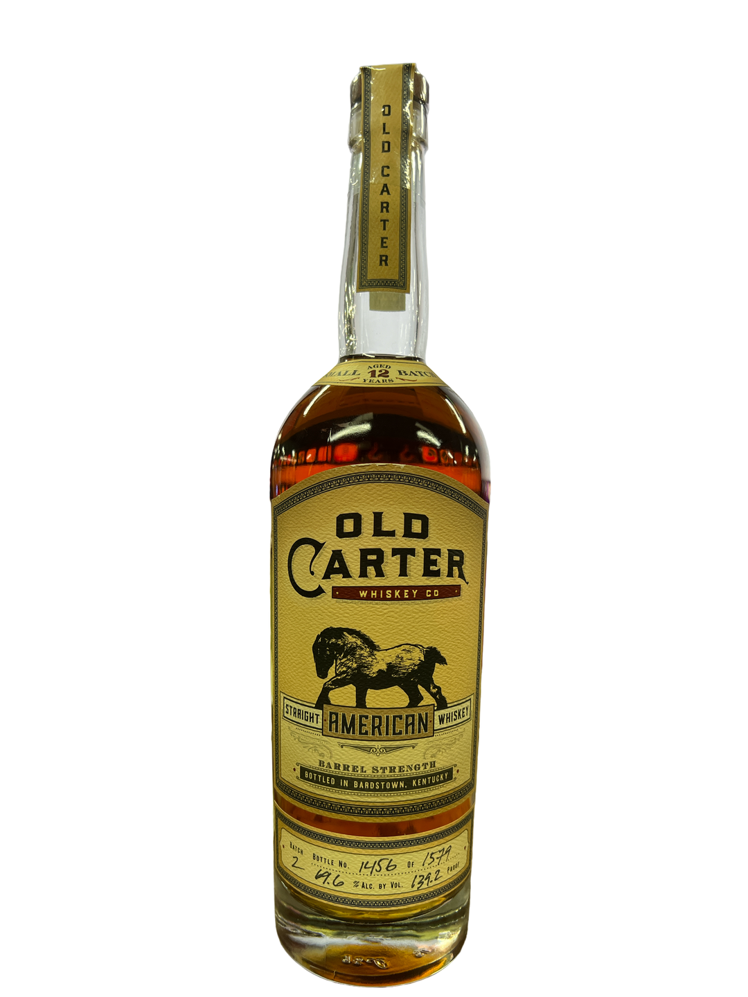 Buy Old Carter Straight Kentucky Whiskey Barrel Strength Batch 2 Online -Craft City