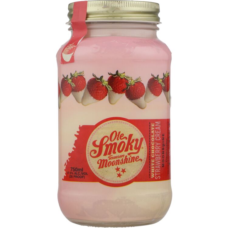 Buy Ole Smoky White Chocolate Strawberry Cream Moonshine Online -Craft City