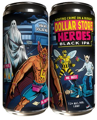 Buy Paperback Dollar Store Heroes Black IPA Online -Craft City