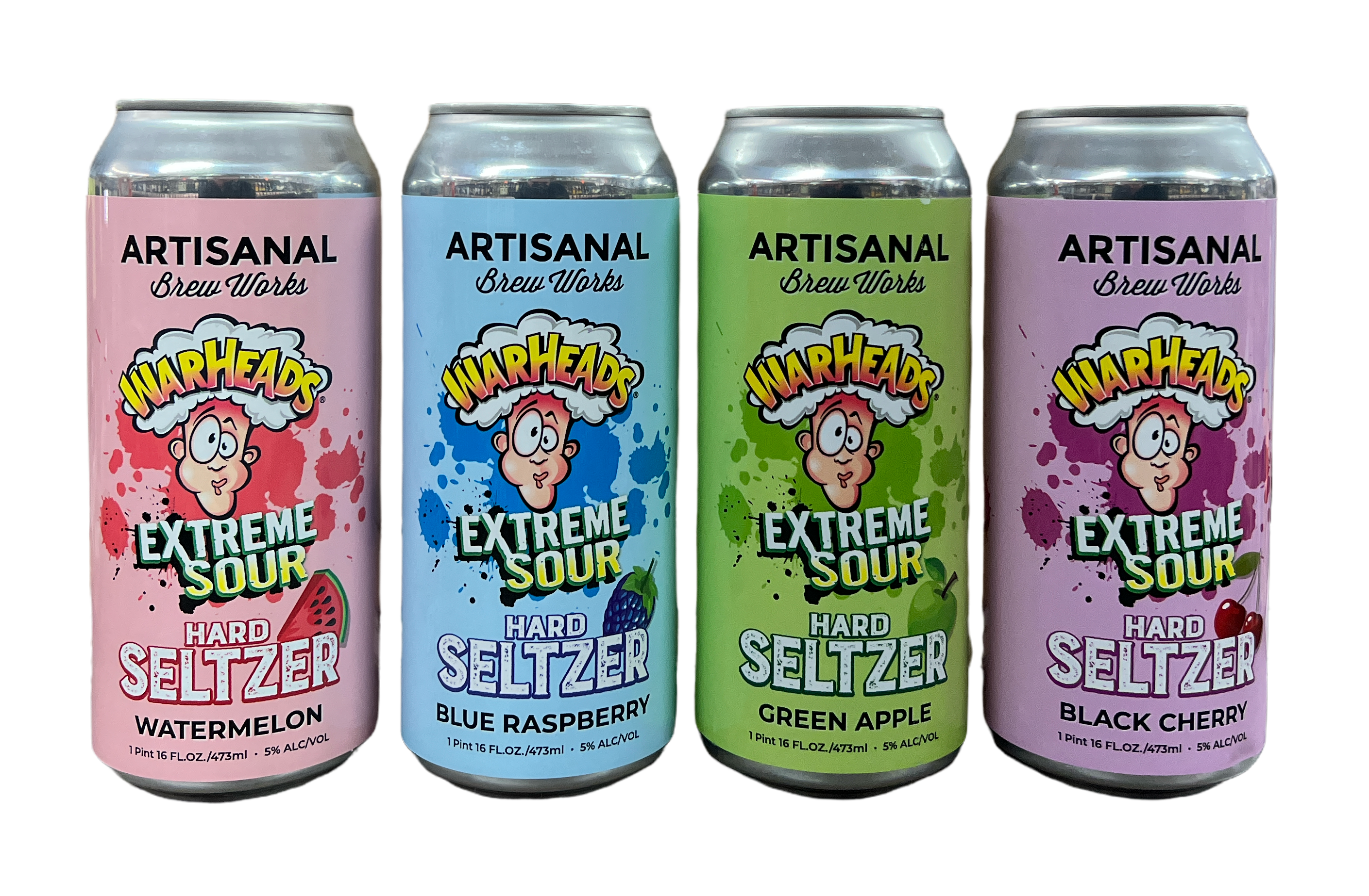 Artisanal Brew Works Warheads Hard Seltzer Sour Mixed 4PK