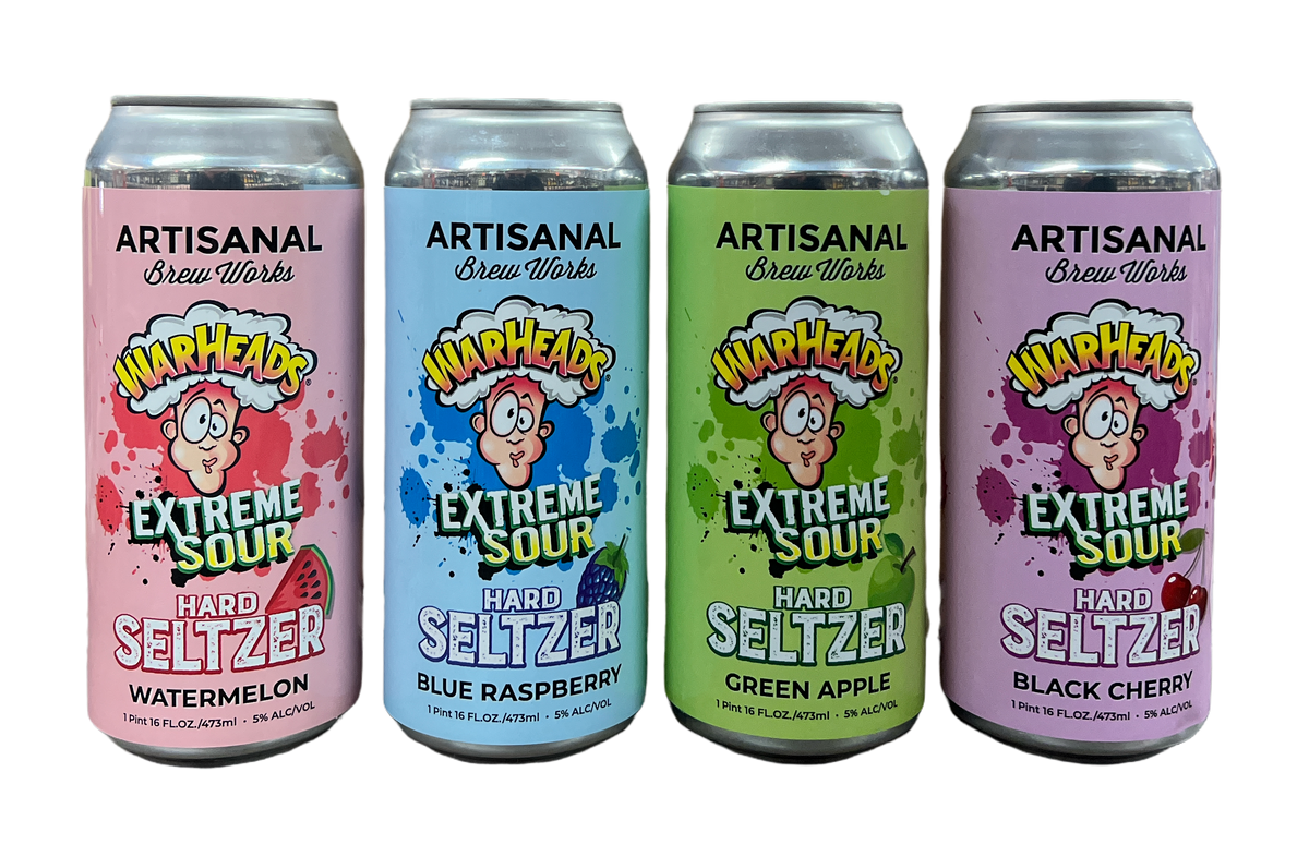 Artisanal Brew Works Warheads Hard Seltzer Sour Mixed 4PK
