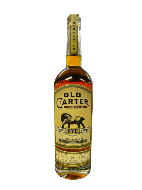 Old Carter Straight Rye Whiskey Batch 6