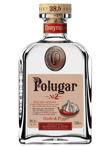 Buy Polugar No.2 Garlic & Pepper Vodka Online -Craft City