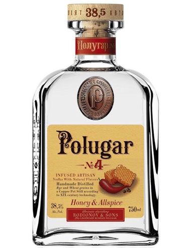 Buy Polugar No.4 Honey & Allspice Vodka Online -Craft City