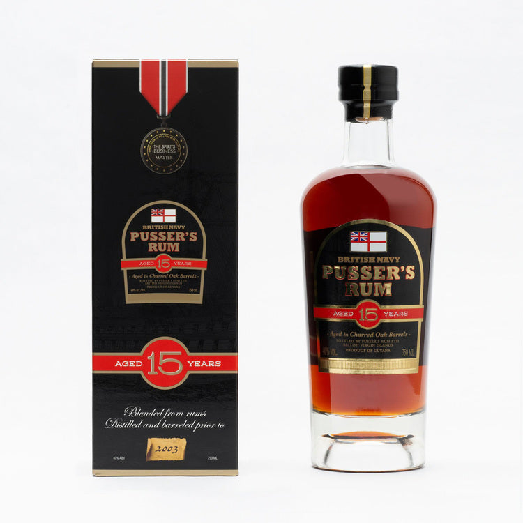 Buy Pussers Navy Rum British Navy 15 Year Online -Craft City