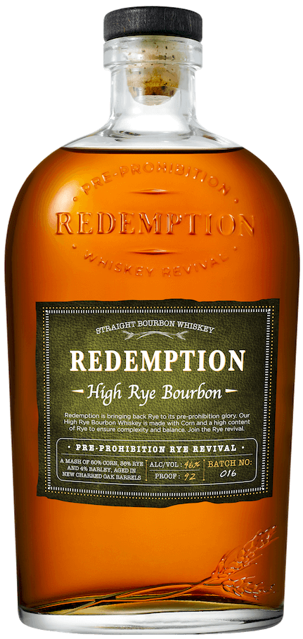 Buy Redemption High Rye Bourbon Whiskey Online -Craft City